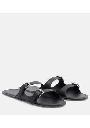 Christen Double Belt leather sandals