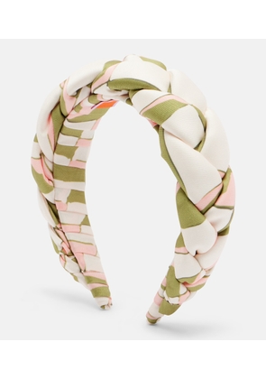 La DoubleJ Rapunzel braided twill headband