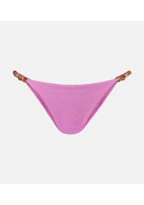 ViX Paula Hermanny Firenze Kiana beaded bikini bottoms