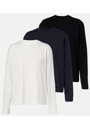 Jil Sander Set of 3 cotton jersey T-shirts