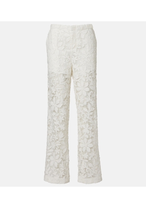 Simkhai Floral lace straight pants
