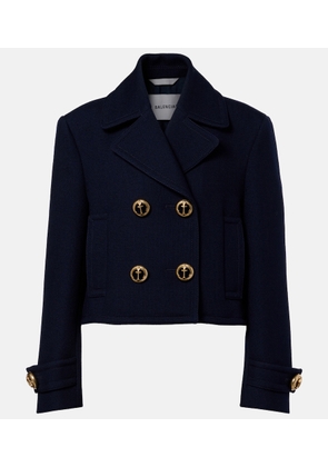 Balenciaga Double-breasted wool jacket