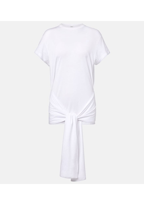 Toteme Tie-waist jersey top