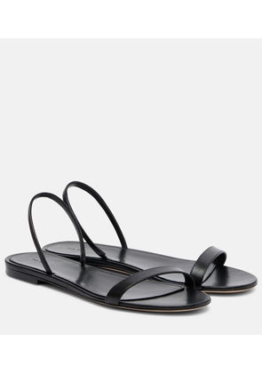 The Row Ella leather sandals