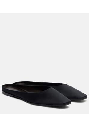The Row June satin mules