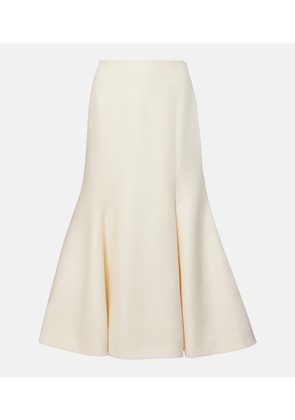 Gabriela Hearst Patterson silk and wool midi skirt