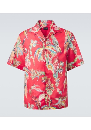 Etro Paisley cotton bowling shirt