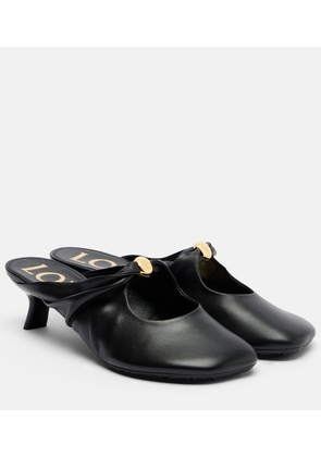 Loewe Pebble Soft leather mules