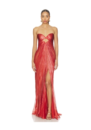 Maria Lucia Hohan Rachel Dress in Red. Size 38/6. Also in 34/2, 36/4, 40/8, 42/10, 44/12.