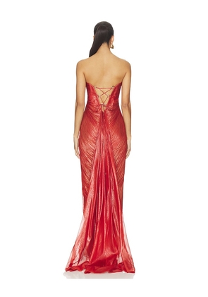 Maria Lucia Hohan Rachel Dress in Red. Size 38/6. Also in 36/4, 42/10, 44/12.