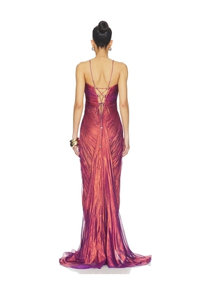 Maria Lucia Hohan Victoria Dress in Peach. Size 38/6. Also in 36/4, 40/8, 44/12.