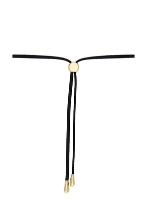 Luv AJ The Midnight Mesa Cord Necklace in Black.