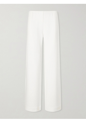 LESET - Arielle Crepe Wide-leg Pants - White - x small,small,medium,large,x large
