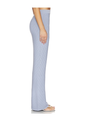 SRG Gidget Knit Pant in Blue. Size XXS. Also in XS, S, M, L, XL.