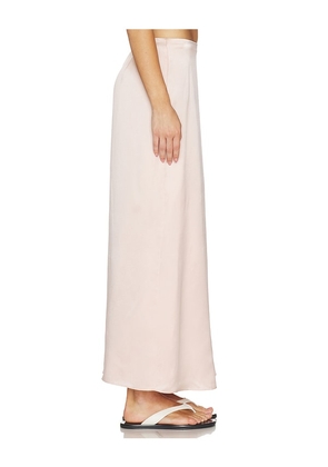 SRG Sutton Silk Skirt in Rose. Size XXS. Also in XS, S, M, L, XL.