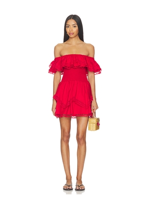 PEIXOTO Wyatt Mini Dress in Red. Size S. Also in XS, M, XL.