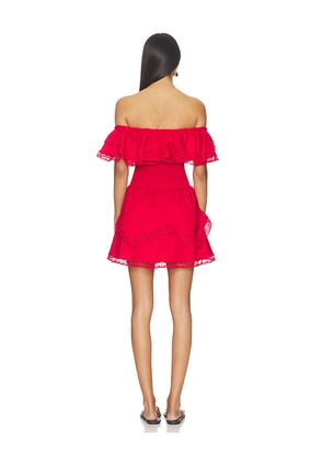 PEIXOTO Wyatt Mini Dress in Red. Size S. Also in XS, M, XL.