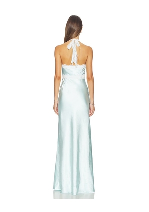 SNDYS x REVOLVE Tonya Slip Maxi Dress 3.0 in Baby Blue. Size XXS. Also in S, L.