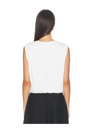 Rag & Bone Mica Bubble Top in White. Size S. Also in M, L.