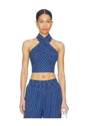 Steve Madden Winnie Top in Navy. Size S. Also in XS, M, L, XL.