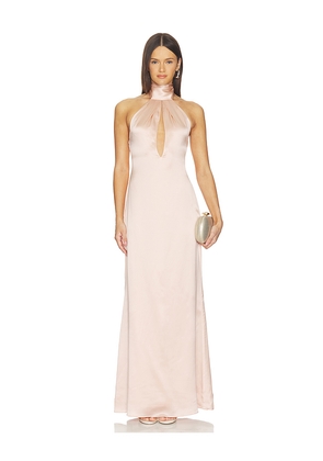 SRG Imogen Silk Dress in Rose. Size XXS. Also in XS, S, M, L, XL.