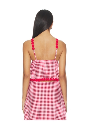 PEIXOTO Sienna Top in Red. Size S. Also in L, M, XL, XS.