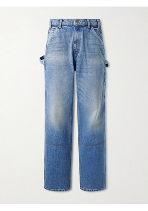 Cherry Los Angeles - Paint-Splattered Distressed Straight-Leg Jeans - Men - Blue - UK/US 28