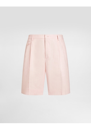 Dolce & Gabbana Pantalone - Man Pants And Shorts Pink Linen 46