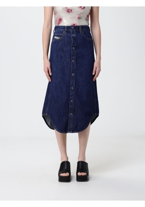 DIESEL Skirt Woman color Denim