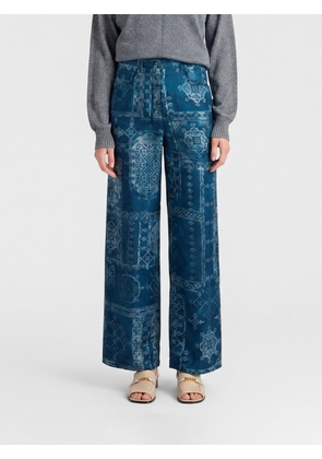 MOMONÌ Pants Woman color Blue