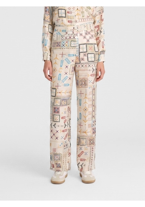 MOMONÌ Pants Woman color Cream