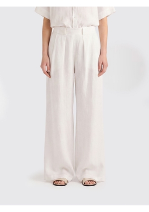 MOMONÌ Pants Woman color Milk