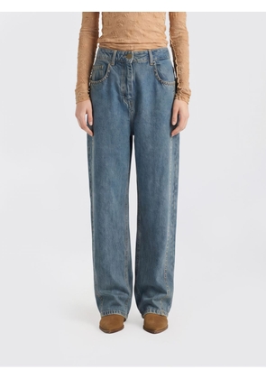 MOMONÌ Jeans Woman color Blue