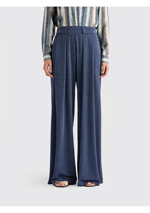 MOMONÌ Pants Woman color Blue