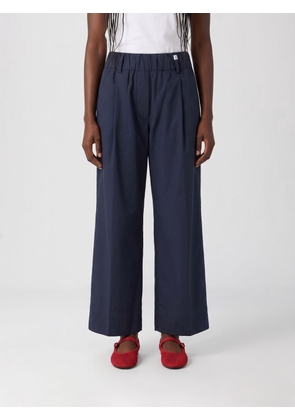 MYTHS Pants Woman color Blue