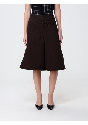 COURRÈGES Shorts Woman color Brown