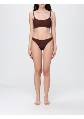 HUNZA G Swimsuit Woman color Brown