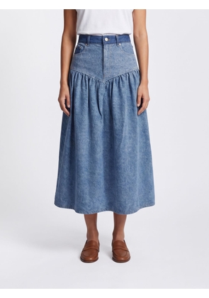 GANNI Skirt Woman color Blue