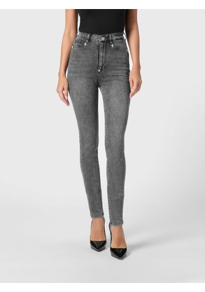PHILIPP PLEIN Jeans Woman color Grey