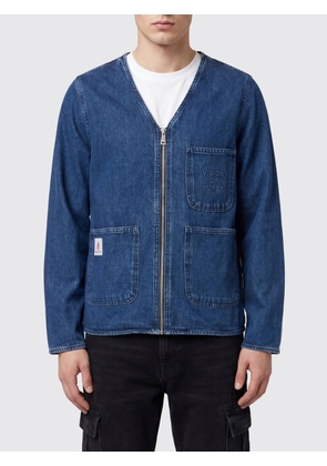 VISION OF SUPER Cotton Denim Jacket with Zip Closure