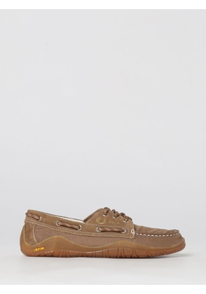 MURPHY & NYE Suede and Nylon Boat Shoes with Embroidered Logo