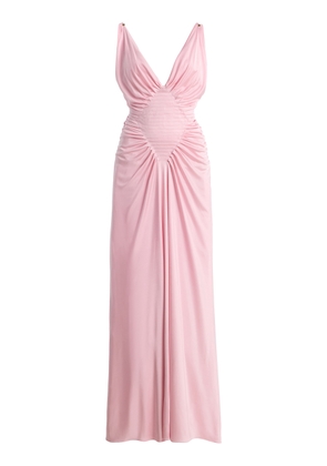 Versace Pleated Jersey Gown - Moda Operandi