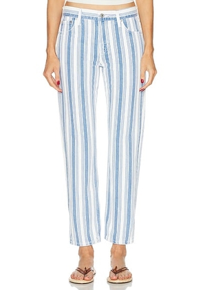 Citizens of Humanity Anissa Straight Leg Jeans in Mar Stripe - Blue. Size 29 (also in 26, 27, 30, 31, 32, 33, 34).