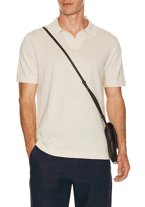 NN07 Ryan Polo 6311 in Oat - Cream. Size M (also in S, L, XL/1X, XXL/2X).