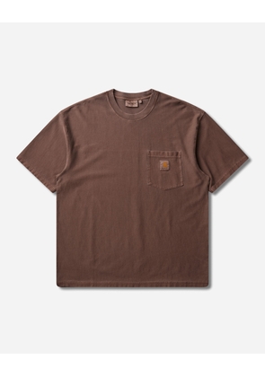 Men s Loose Pocket T-Shirt Tobacco (Garment Dyed)
