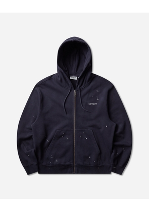 Men s Hooded Painter Jacket Dark Navy (Destroy Wash)