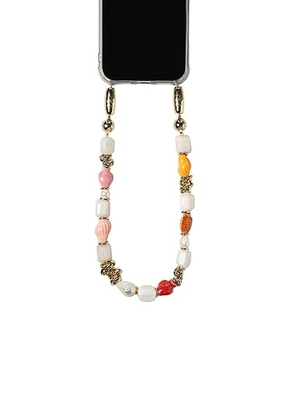 Ossa Fish Etc. Wristlet in Gold & Multi - Metallic Gold. Size all.