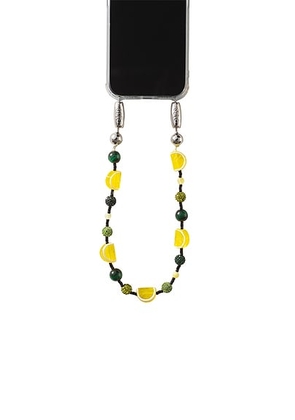 Ossa Fruit Wristlet in Lemon - Yellow. Size all.