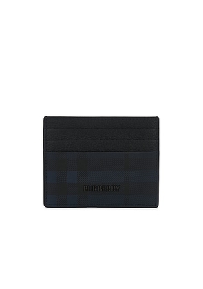 Burberry Tall Sandon Card Holder in Navy - Navy. Size all.