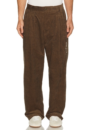 Brain Dead Brooks Brothers California Pleated Trouser in Brown - Brown. Size 34 (also in 32).